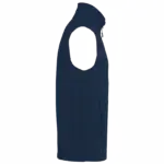 PS_K9120-S_NAVY - Hidalgo Ecologische uniseks bodywarmer van microfleece, navy — productfoto 6