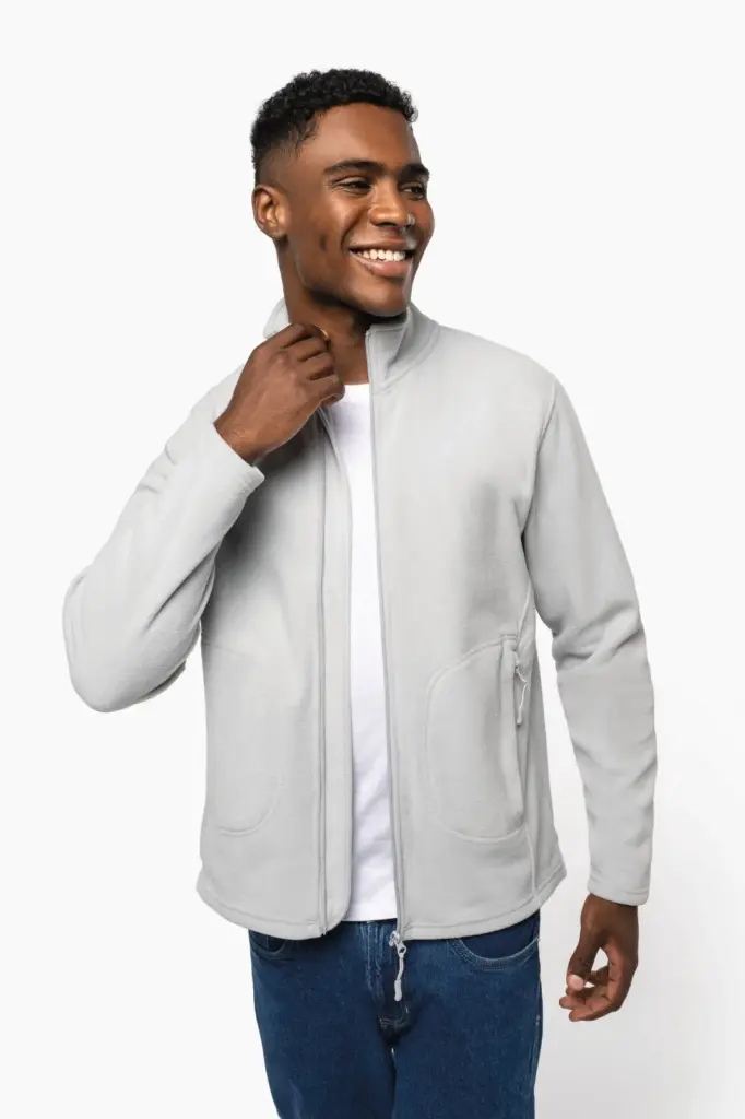Ecologisch uniseks fleecevest — productfoto 2