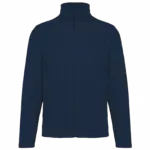 Ecologisch uniseks fleecevest, navy — productfoto 7