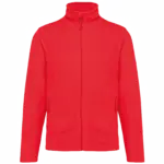 Ecologisch uniseks fleecevest, red — productfoto 8
