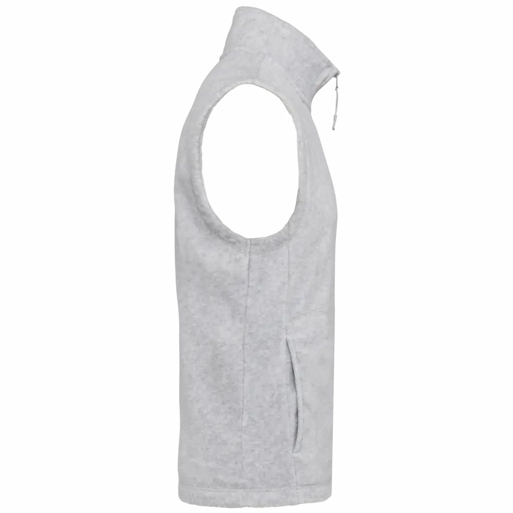 PS_K913-S_ASHHEATHER - Hidalgo Bodywarmer van microfleece heren, ash heather — productfoto 5