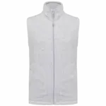 Bodywarmer van microfleece heren, ash heather — productfoto 6
