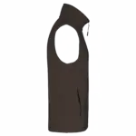 PS_K913-S_CHOCOLATE - Hidalgo Bodywarmer van microfleece heren, chocolate — productfoto 9