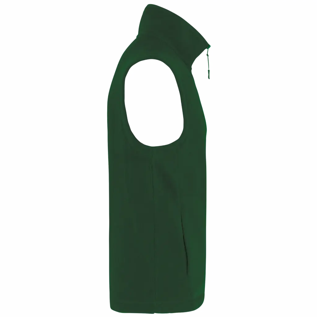 PS_K913-S_FORESTGREEN - Hidalgo Bodywarmer van microfleece heren, forest green — productfoto 14