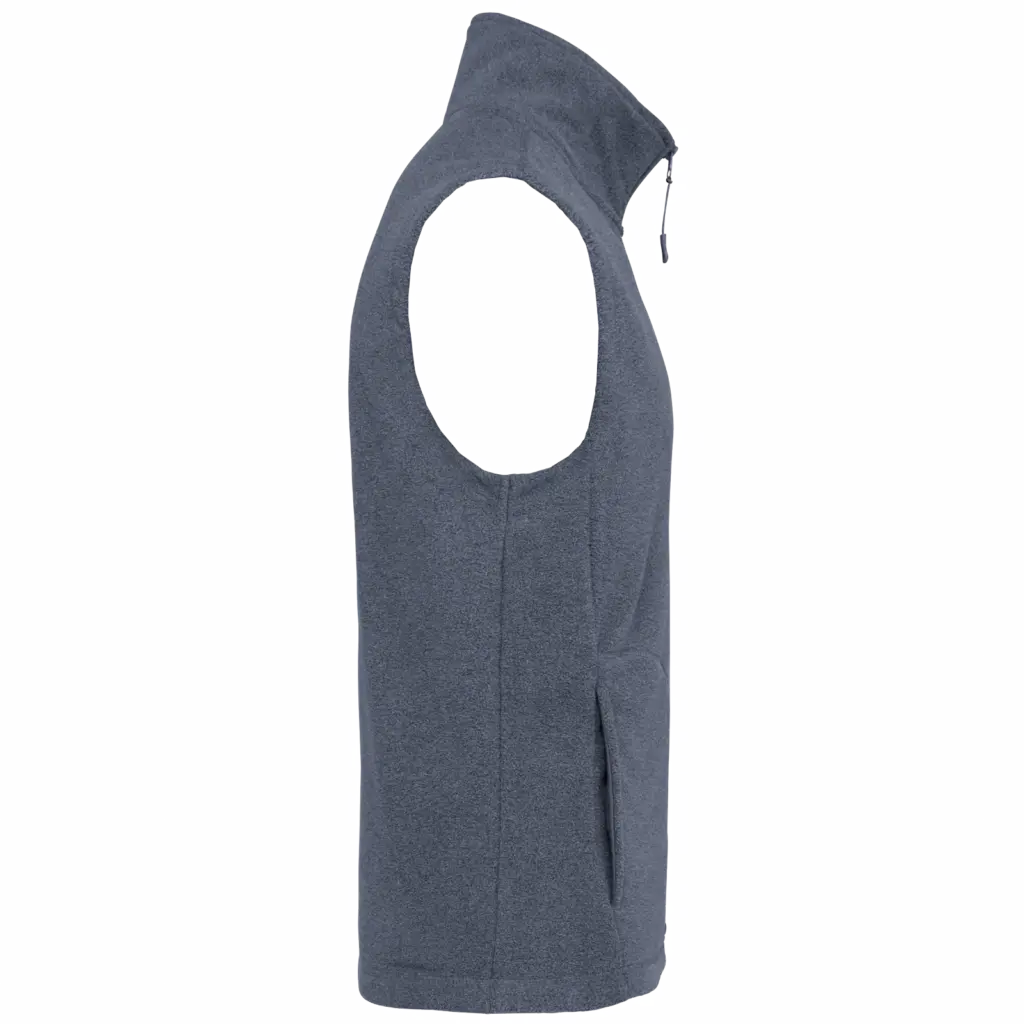 PS_K913-S_FRENCHNAVYHEATHER - Hidalgo Bodywarmer van microfleece heren, french navy heather — productfoto 15