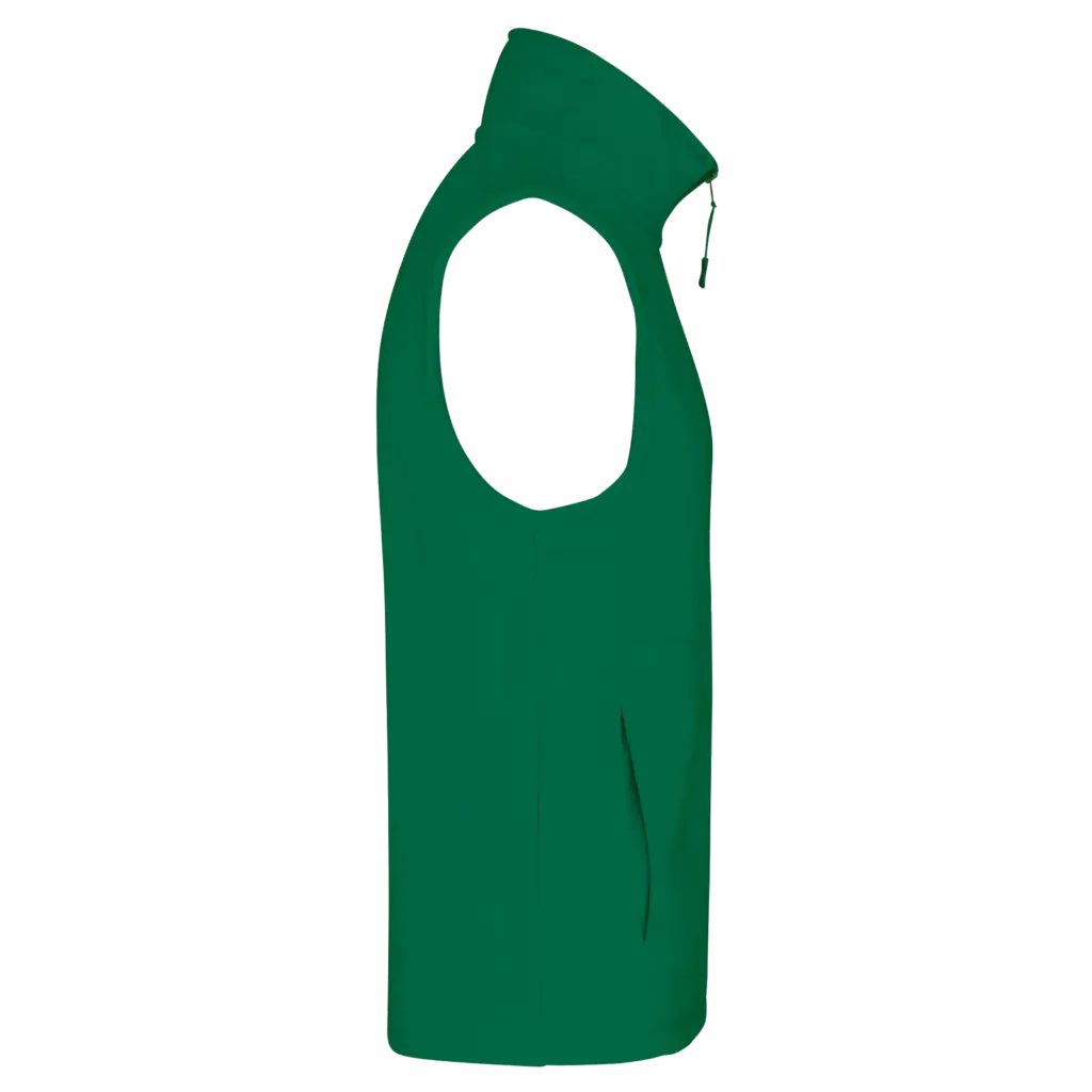PS_K913-S_KELLYGREEN - Hidalgo Bodywarmer van microfleece heren, kelly green — productfoto 18