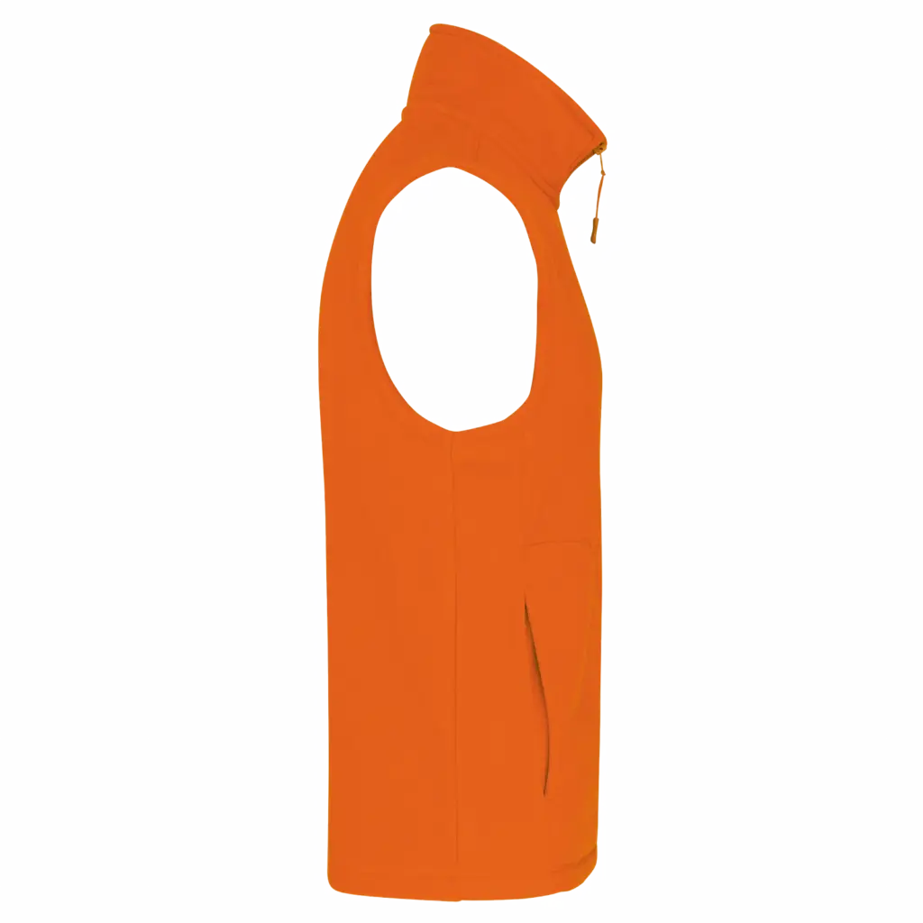 PS_K913-S_ORANGE - Hidalgo Bodywarmer van microfleece heren, orange — productfoto 21