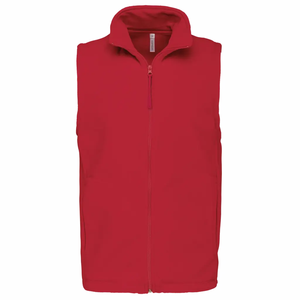 Bodywarmer Herren K913 bedrucken warm Microfleece S-5XL — Produktfoto 24