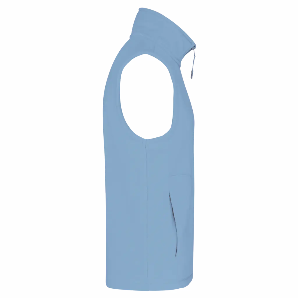 PS_K913-S_SKYBLUE - Hidalgo Bodywarmer van microfleece heren, sky blue — productfoto 26