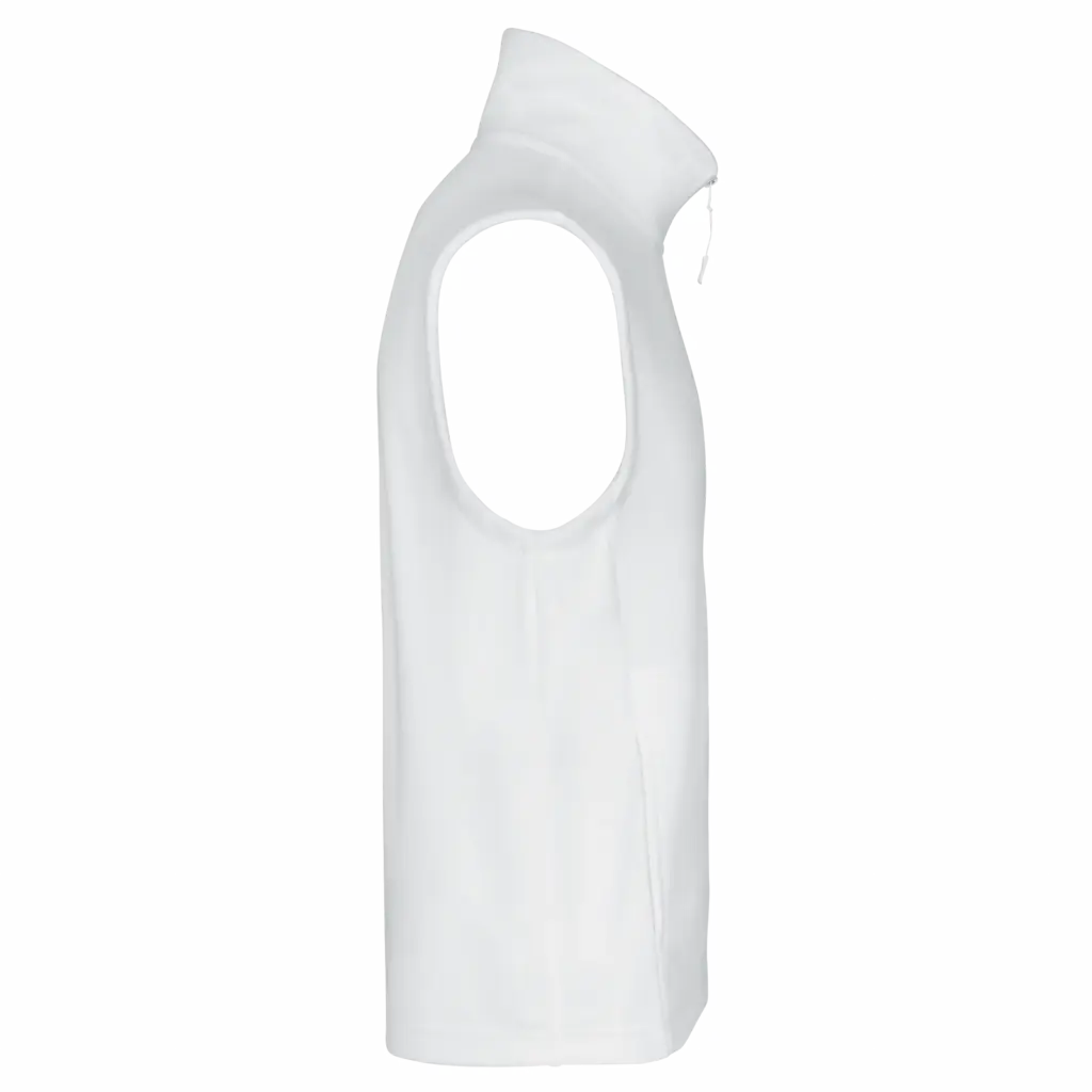 PS_K913-S_WHITE - Hidalgo Bodywarmer van microfleece heren, white — productfoto 30
