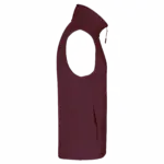 PS_K913-S_WINE - Hidalgo Bodywarmer van microfleece heren, wine — productfoto 31