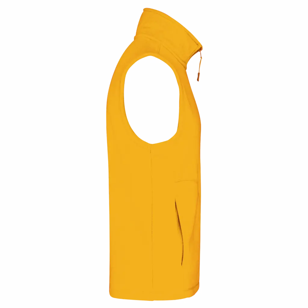 PS_K913-S_YELLOW - Hidalgo Bodywarmer van microfleece heren, yellow — productfoto 32
