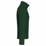 Microfleece met rits en raglanmouwen heren, forest green — productfoto 8