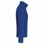 Microfleece met rits en raglanmouwen heren, royal blue — productfoto 11