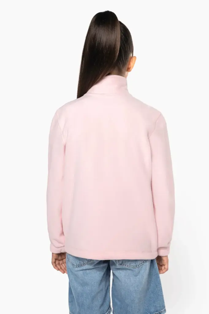 Microfleece met rits kind — productfoto 2