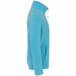 Microfleece met rits kind, cloudy blue heather — productfoto 7