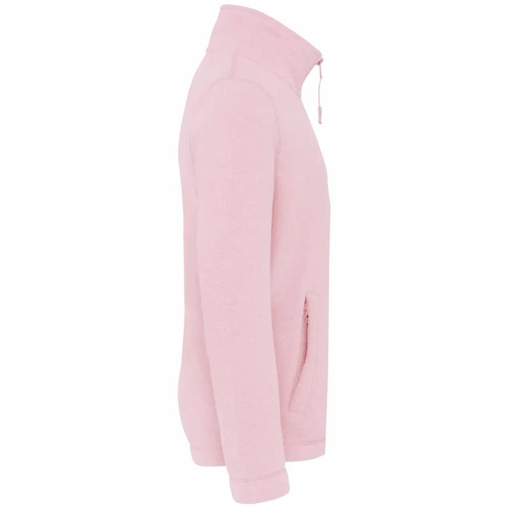 Microfleece met rits kind, pale pink — productfoto 9