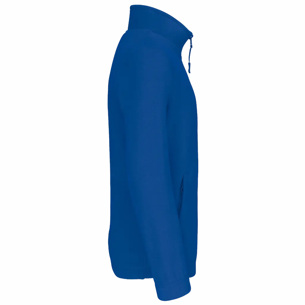 Microfleece met rits kind, royal blue — productfoto 11
