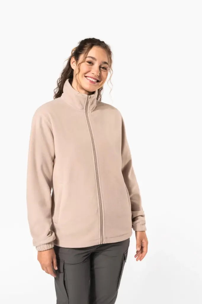 Verstelbaar fleecevest met elastische mouwboorden — productfoto 4