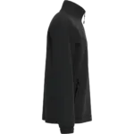 Verstelbaar fleecevest met elastische mouwboorden, black — productfoto 5