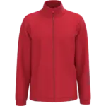 Verstelbaar fleecevest met elastische mouwboorden, red — productfoto 11