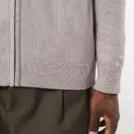 Heren cardigan met rits — productfoto 4