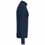 Heren cardigan met rits, navy — productfoto 8