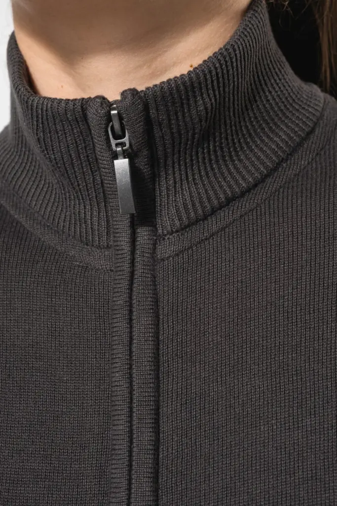 Dames cardigan met rits — productfoto 3