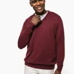 K965-4_2025 - Hidalgo-werbeartikel Heren pullover met v-hals