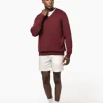 Heren pullover met v-hals — productfoto 4