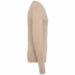 Heren pullover met v-hals, beige heather — productfoto 5