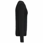 PS_K965-S_BLACK - Hidalgo-werbeartikel Heren pullover met v-hals, black — productfoto 6