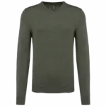 Custom Men's V-neck Pullover K965 Cotton Blend S-4XL — product photo 11