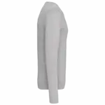 PS_K965-S_GREYMELANGE - Hidalgo-werbeartikel Heren pullover met v-hals, grey melange — productfoto 11