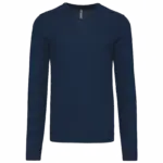 Custom Men's V-neck Pullover K965 Cotton Blend S-4XL — product photo 14