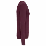 PS_K965-S_WINE - Hidalgo-werbeartikel Heren pullover met v-hals, wine — productfoto 15