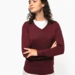 Dames pullover met v-hals — productfoto 3