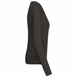 PS_K966-S_DARKGREY - Hidalgo-werbeartikel Dames pullover met v-hals, dark grey — productfoto 7