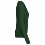 PS_K966-S_FORESTGREEN - Hidalgo-werbeartikel Dames pullover met v-hals, forest green — productfoto 9