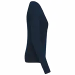 PS_K966-S_NAVY - Hidalgo-werbeartikel Dames pullover met v-hals, navy — productfoto 13