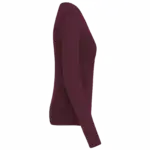 PS_K966-S_WINE - Hidalgo-werbeartikel Dames pullover met v-hals, wine — productfoto 15