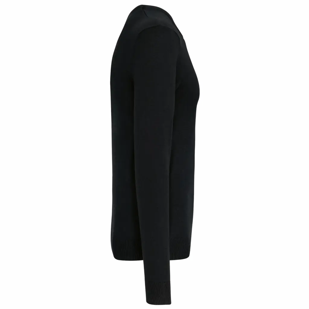 PS_K967-S_BLACK - Hidalgo-werbeartikel Herenpullover met ronde hals, black — productfoto 5