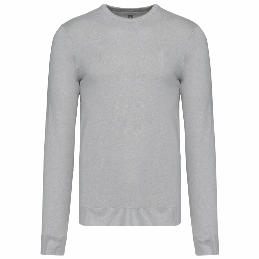 Herrenpullover K967 Rundhals bedrucken Baumwolle S-4XL — Produktfoto 8