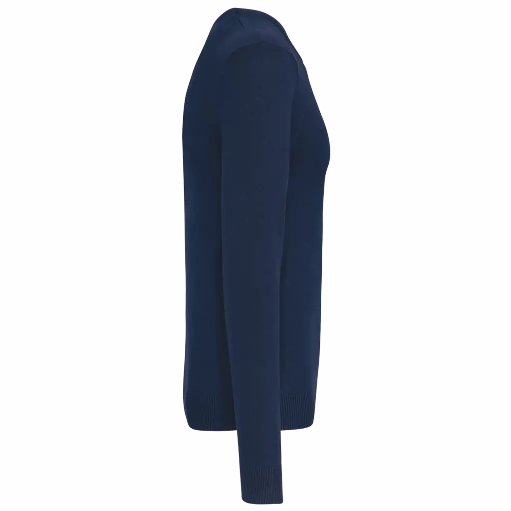 PS_K967-S_NAVY - Hidalgo-werbeartikel Herenpullover met ronde hals, navy — productfoto 8