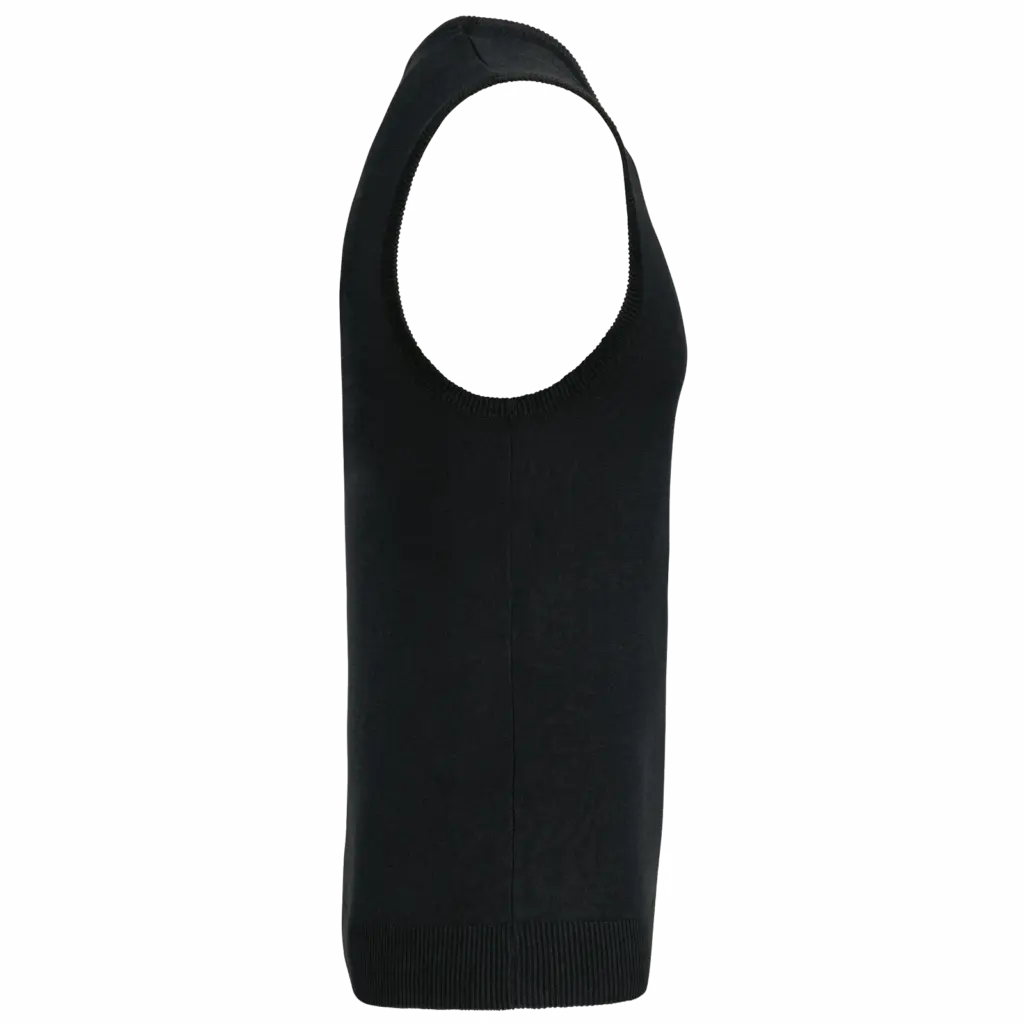 PS_K969-S_BLACK - Hidalgo-werbeartikel Heren spencer met v-hals, black — productfoto 5