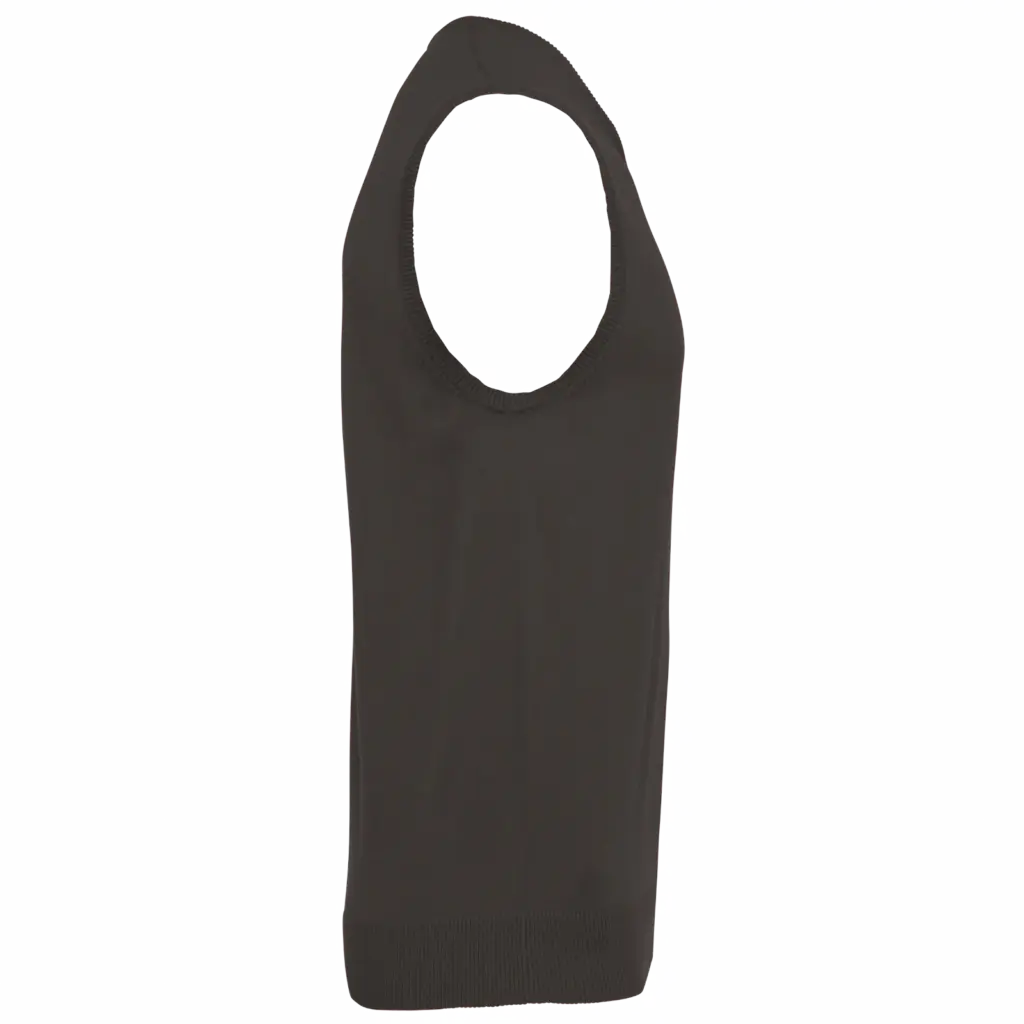 PS_K969-S_DARKGREY - Hidalgo-werbeartikel Heren spencer met v-hals, dark grey — productfoto 6