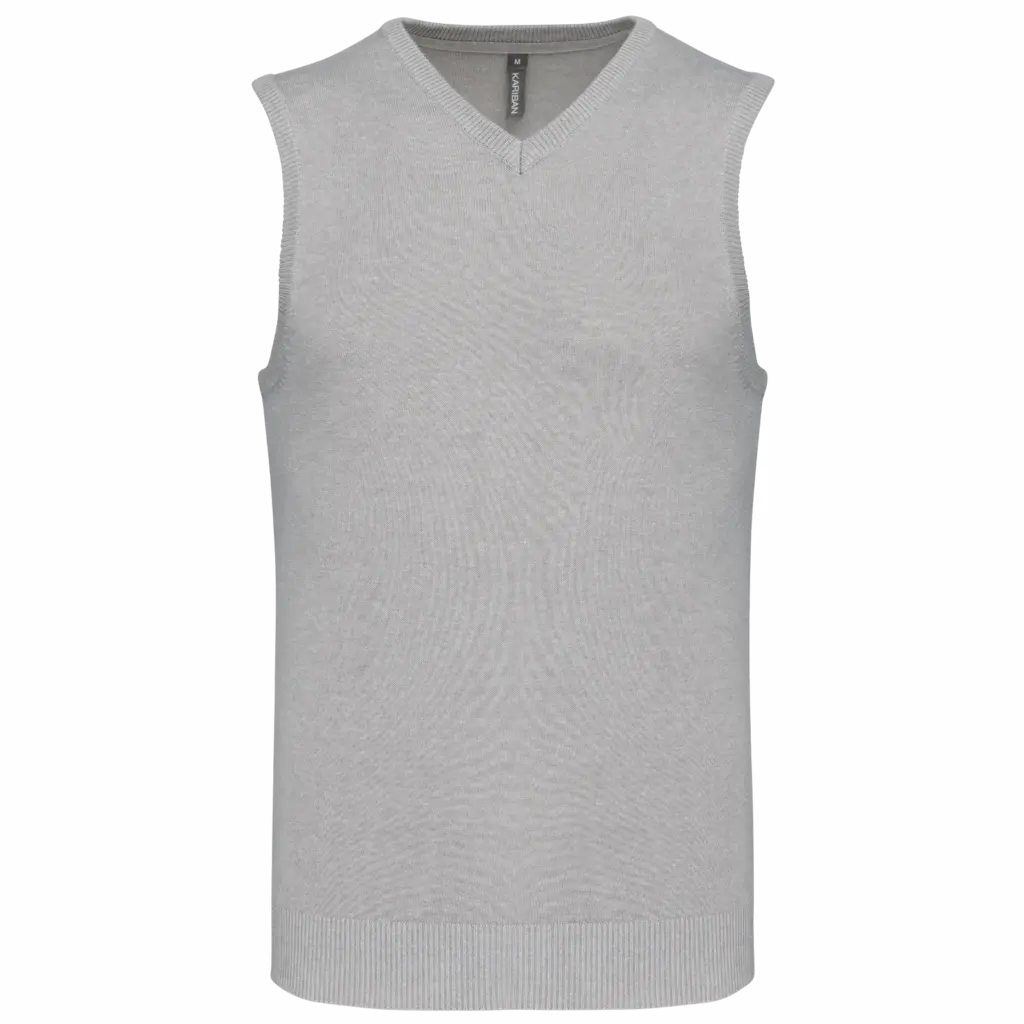 Pullunder Herren K969 bedrucken V-Ausschnitt Baumwolle S-4XL — Produktfoto 8