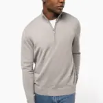 K970-7_2025 - Hidalgo-werbeartikel Heren pullover met ritskraag