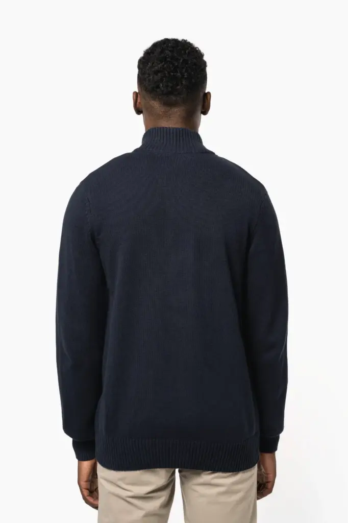 Heren cardigan met rits — productfoto 2