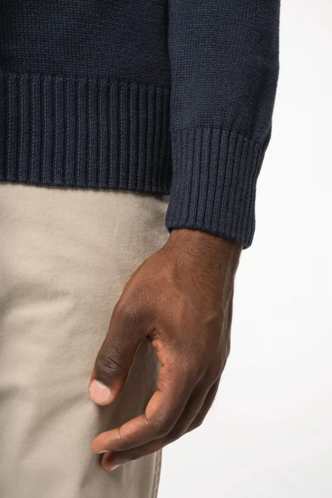Heren cardigan met rits — productfoto 4